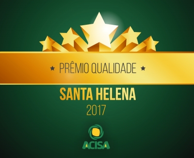 Prêmio qualidade Santa Helena será oferecido gratuitamente aos ganhadores