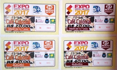 Inicia a venda de fichas para o café colonial na Expo Santa Helena