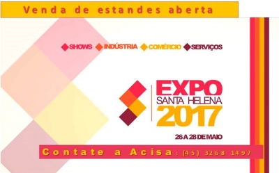 Abertas vendas de estandes para Expo Santa Helena 2017